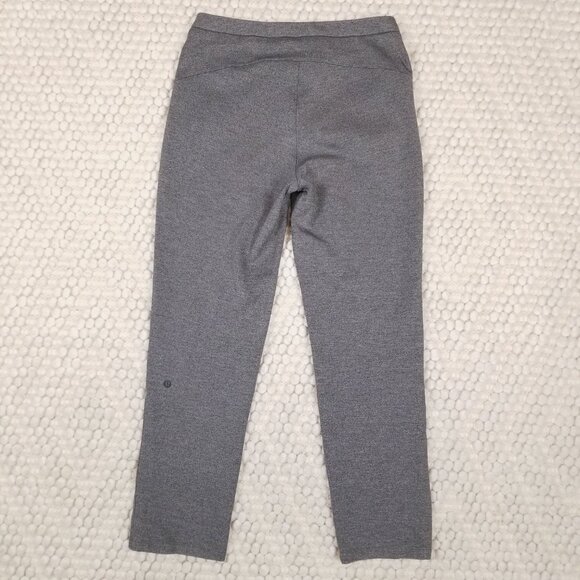 Lululemon On The Move Pant Ponte *28" Heathered Core Dark Grey Sz 6 - Picture 6 of 6